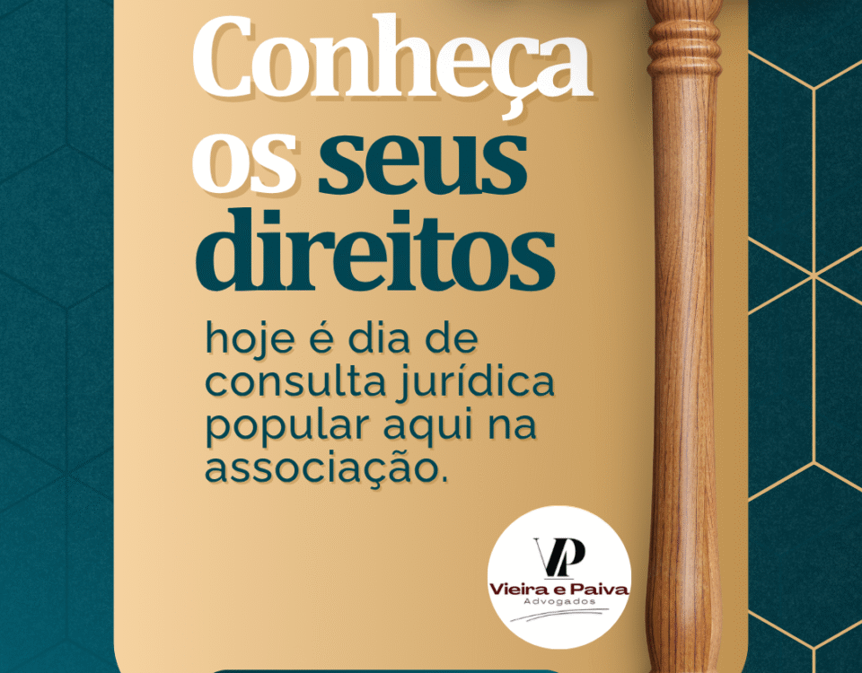 BANNER DE DIVULGAÇÃO DOS ATENDIMENTO JURIDICOS