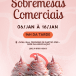 banner de divulgação do curso de doces comerciais